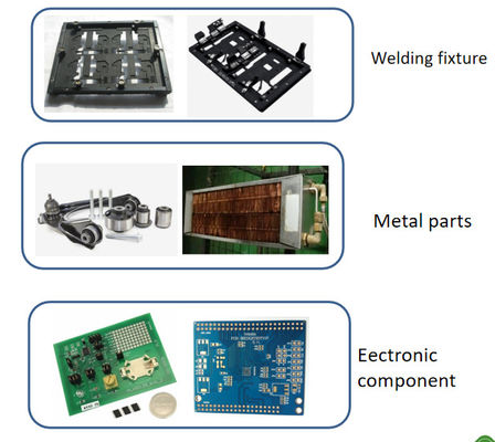 Antiusura Soldering Wave Fixture Machine di pulizia 550KG con spray rotativo