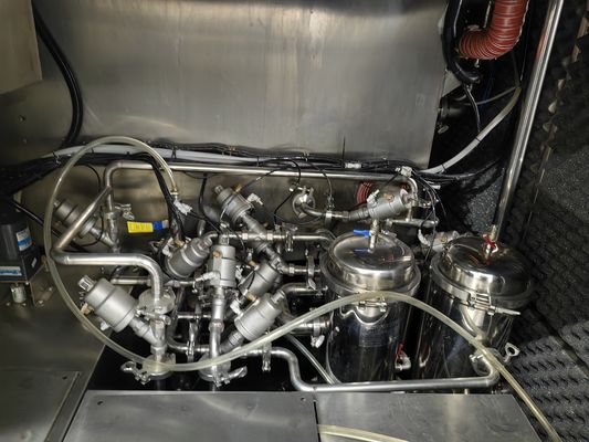 Macchina di pulizia degli schermi automatica a doppio sistema a base d'acqua resistente