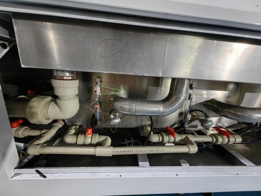 Macchina di pulizia automatizzata di componenti in linea resistente all'usura stabile