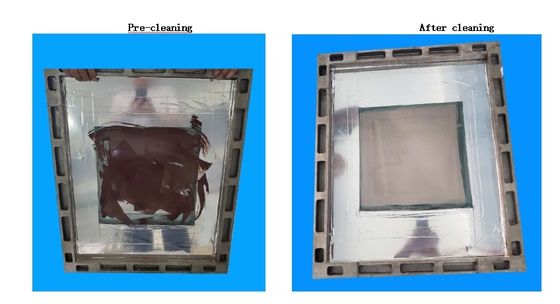 Stensil rotativo attrezzature di pulizia completamente pneumatiche antiusura pratico